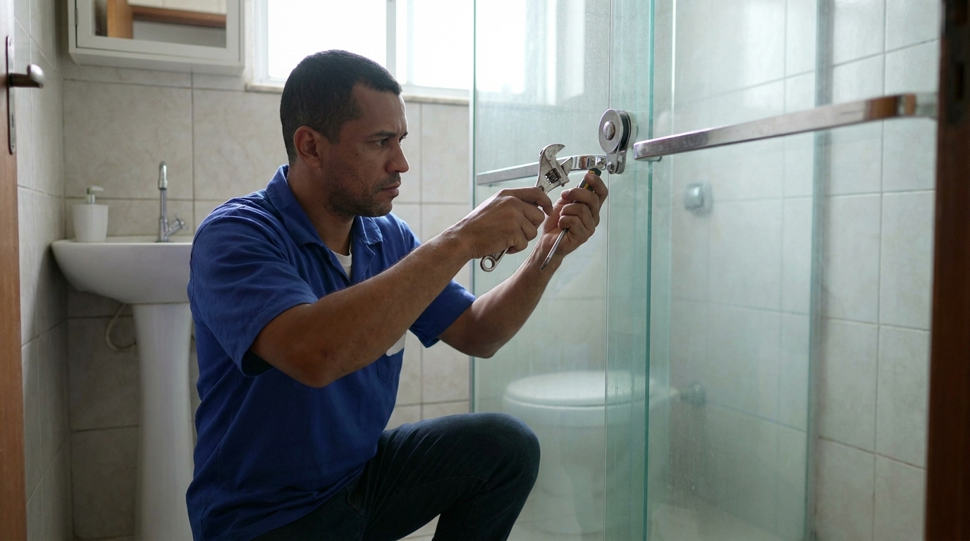 Manutenção e reparo de box de vidro perto de mim em Anápolis‑GO